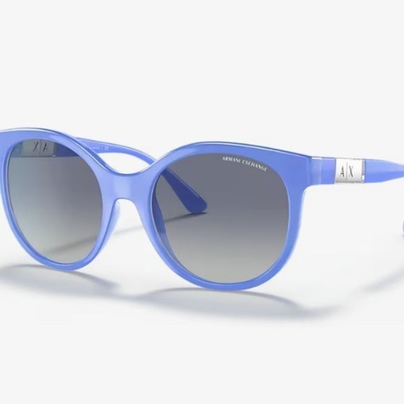 Armani Exchange AX41208 Fashion 54MM Opaline Blue Sunglasses main image 7